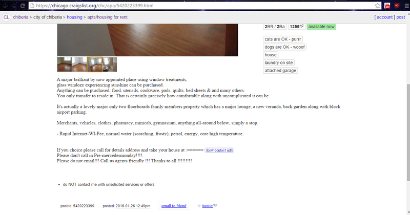 Illustration for article titled Oh Craigslist...